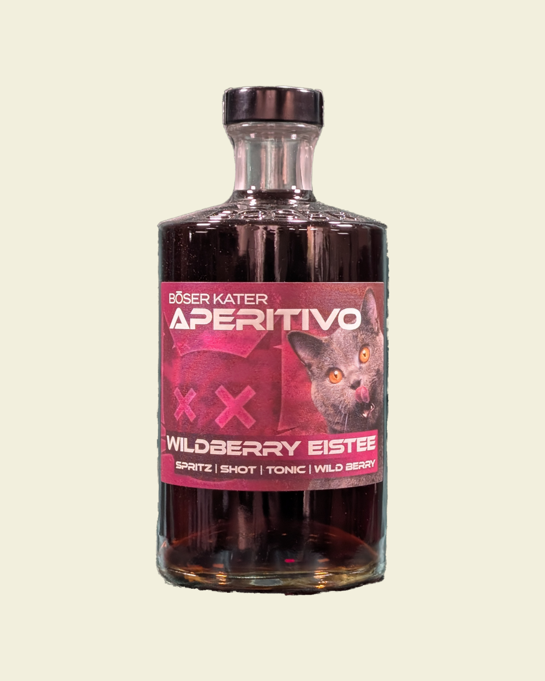 Böser Kater - Wildberry Eistee Aperitivo - 0,1l - 15% Vol.
