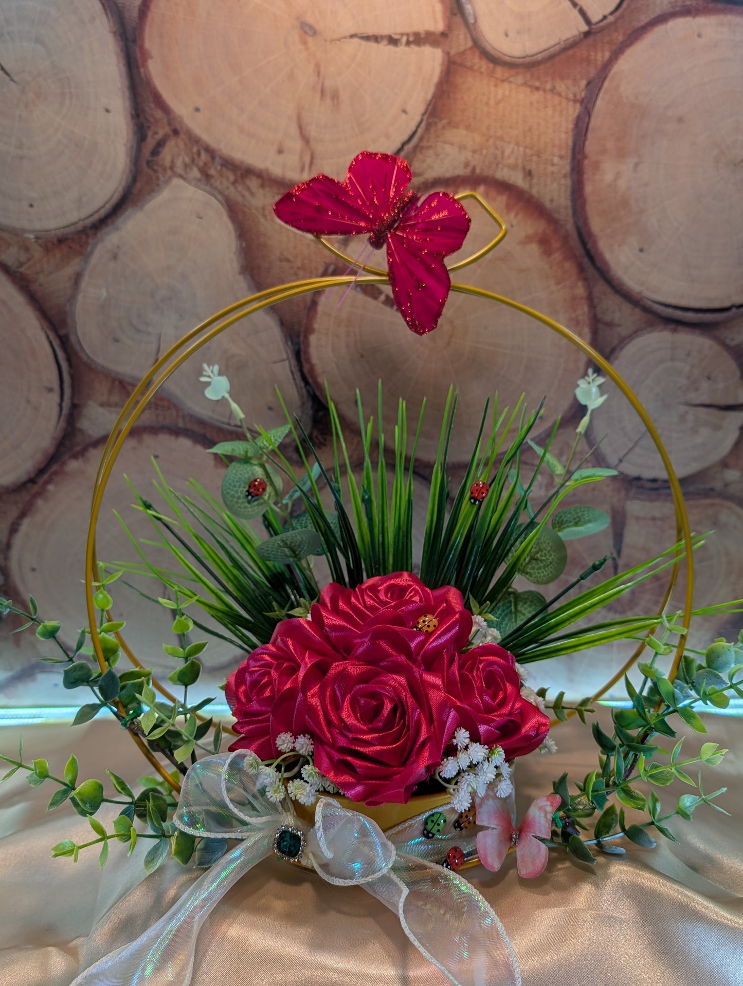 Blumentischschmuck handgemacht