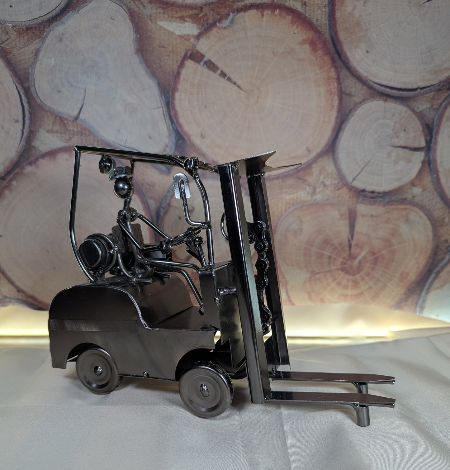 Gabelstapler als Flaschentransporter