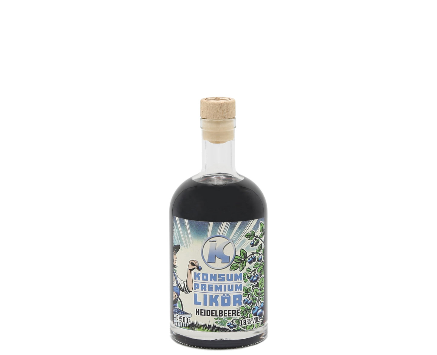 Konsum Premium Likör Heidelbeere