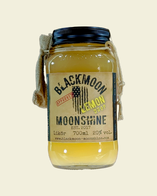 BLACKMOON MOONSHINE - LEMON DROP 700 ml - mit Ausgießer