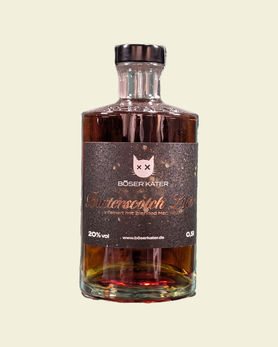 Böser Kater - Butterscotch Likör mit Whisky - 0,5l - 20% Vol.