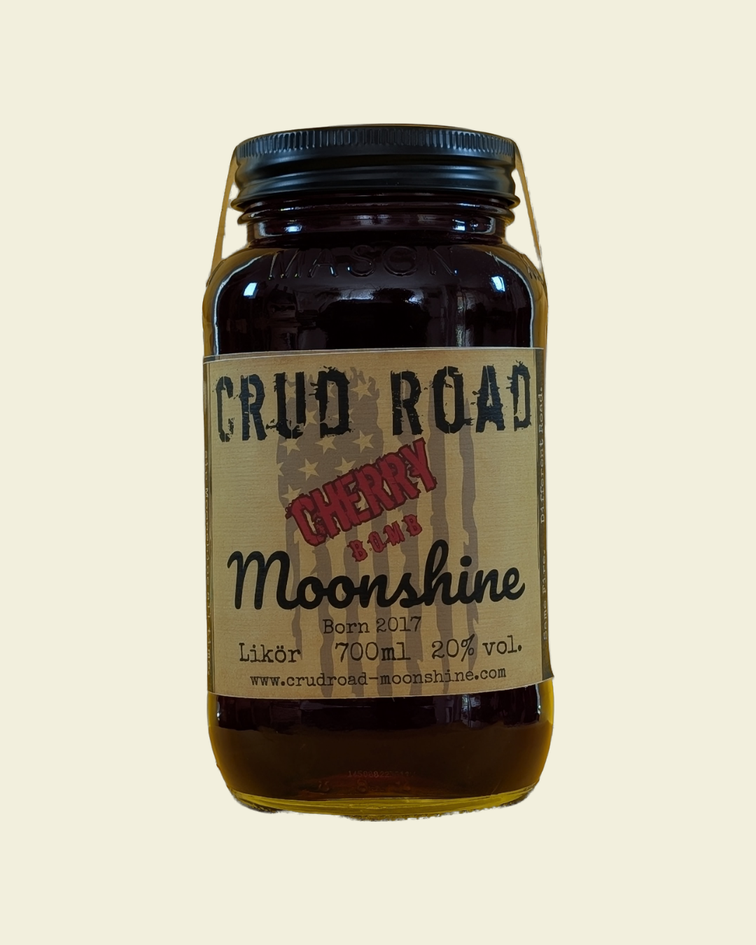 CRUD ROAD Moonshine - CHERRY BOMB 700 ml - ohne Ausgießer