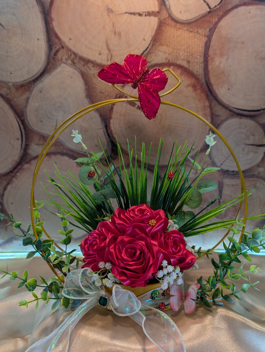Blumentischschmuck handgemacht