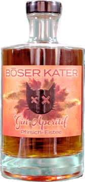 Böser Kater - Gin-Aperitif - Pfirsich Eistee - 0,5l – 15% Vol.