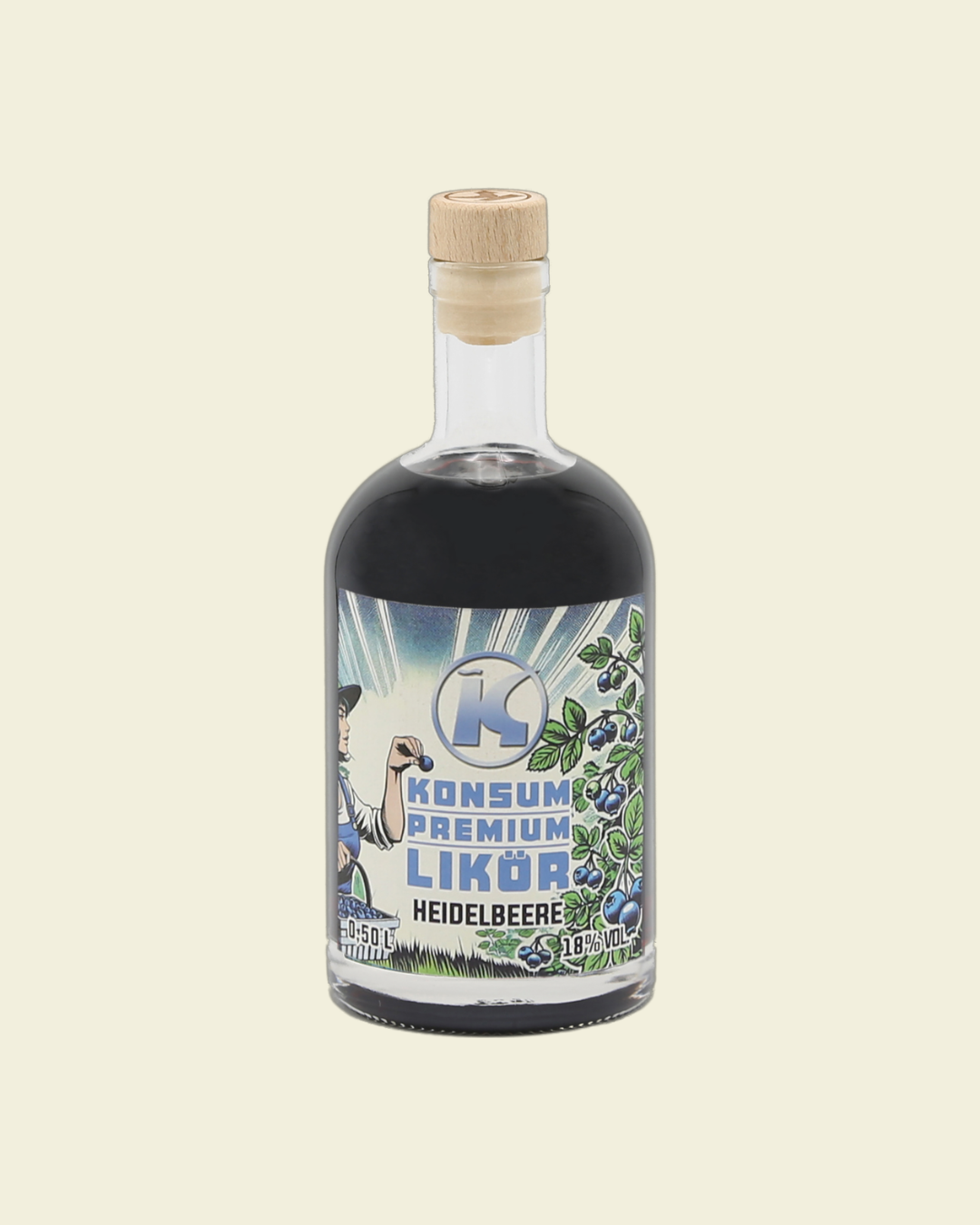 Konsum Premium Likör Heidelbeere