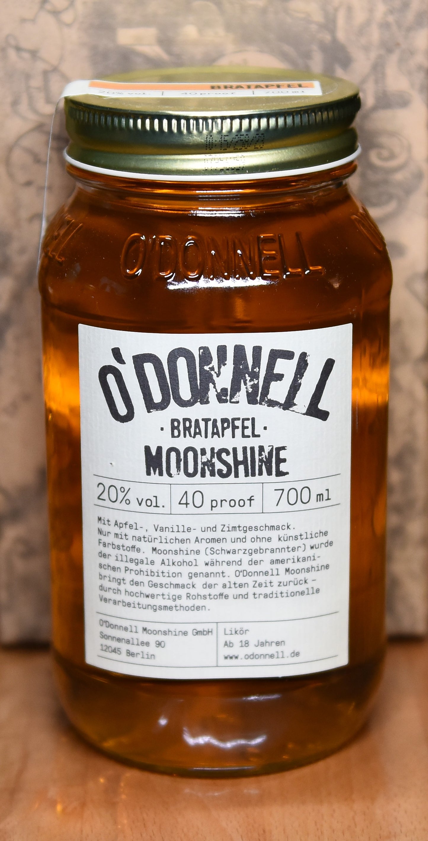 O´DONNELL Moonshine - Bratapfel 700 ml