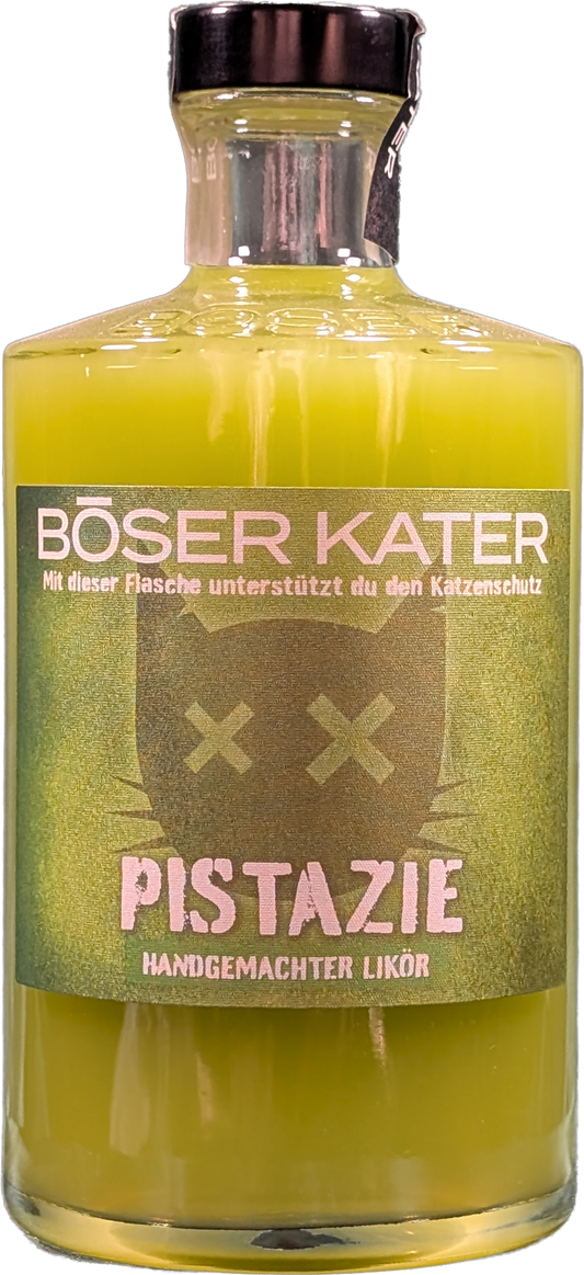 Böser Kater - Pistazienlikör - 0,5l - 20% Vol.