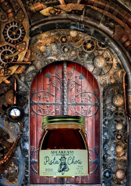 Speakeasy Moonshine Pista Choci
